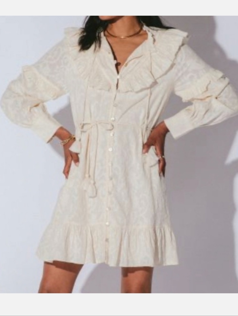 Cleobella Noa Mini Ruffle Dress